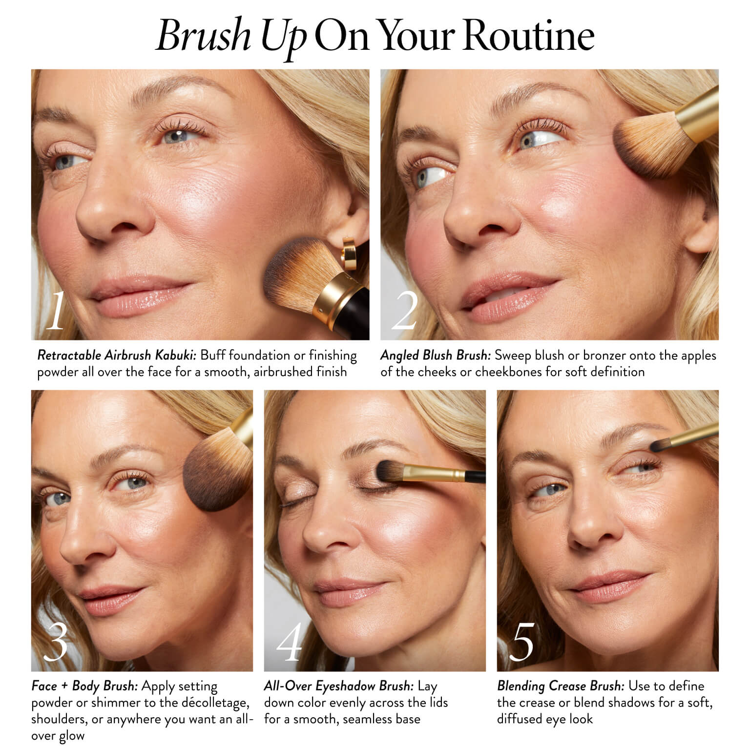 5PC Full Face Brush Set - Image 2