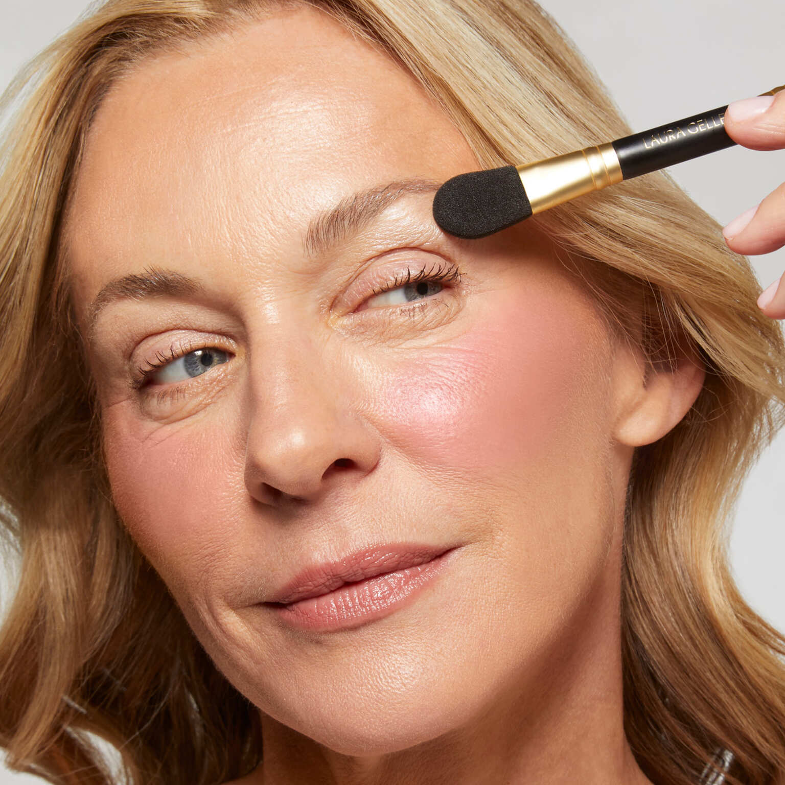 Baked Blush-n-Highlight Split. Pink Buttercream/ French Vanilla - Image 3