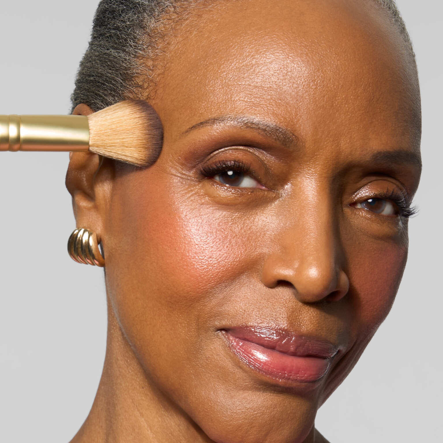 Baked Blush-n-Highlight Split. Pink Buttercream/ French Vanilla - Image 4